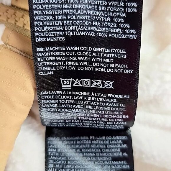 The North Face Royal Arch Pile Sherpa Fleece Jacket Beige Women's Size XXL - Picture 11 of 12